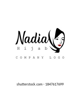Nadia Company Logo Vector Hijabs Style Stock Vector (Royalty Free ...