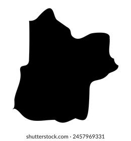 Landkarte des Distrikts Nadur, administrative Division von Malta. Vektorillustration.