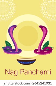 Nag Panchami represents the primary struggle of man between good and evil nature.