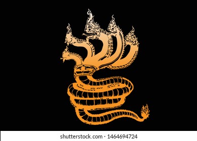 Naga background images, various scenes, vector illustrations