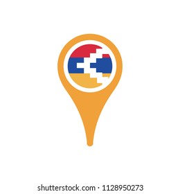 Nagorno flag pointer
