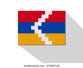 nagorno karabakh long shadow flag