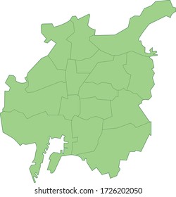 Mapa de la ciudad de Nagoya 