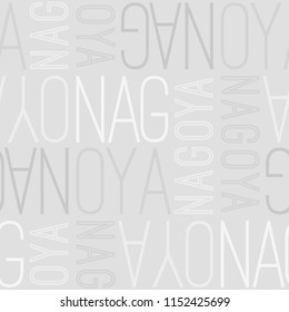 nagoya, japan seamless pattern