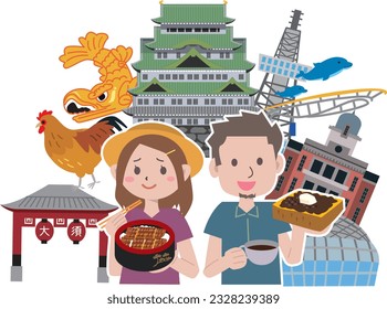 Nagoya, Japan, sightseeing, travel, famous spots, delicious meals

