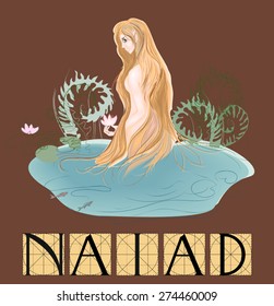 Naiad with title