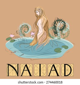 Naiad with title