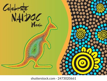 Póster y trabajo de la semana de Naidoc.