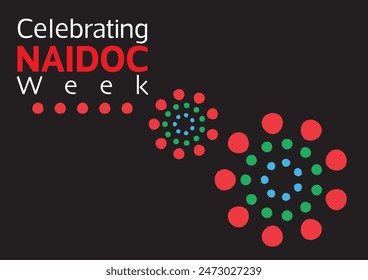 Naidoc Woche Kunstwerk und Poster.