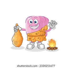 the nail ancient cartoon. cartoon mascot vector