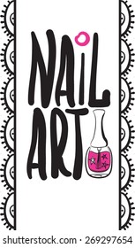 nail art, beauty, salon, manicure, finished design