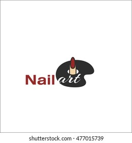 Nail art logo