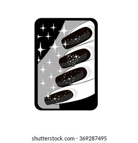 Nail Art vector illustration