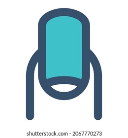 nail for beauty icon using line style