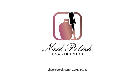 Nail Beauty Salon Logo Design Vector Stock Vector (Royalty Free ...