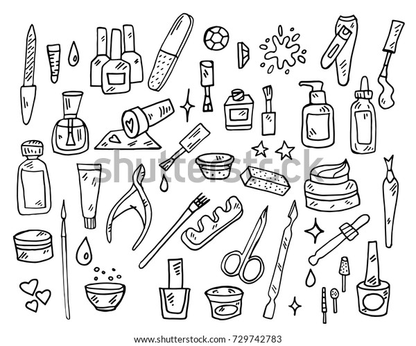 Nail Beauty Manicure Vector Icon Stock Vector (Royalty Free) 729742783