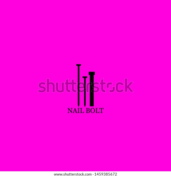 nail bolt icon sign\
signifier vector