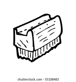 nail brush cartoon