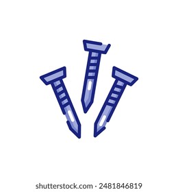 Nail for Building Construction Vector Icon
