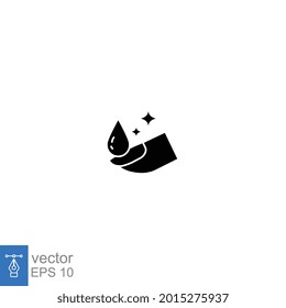 Nail care glyph icon. Simple solid style. lacquer up, manicure, varnish beauty concept, fingernail painting. Vector illustration isolated design on white background EPS 10