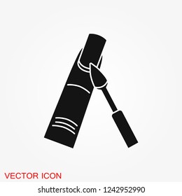 Nail care icon. Pedicure and manicure equipment. Vector illustrations