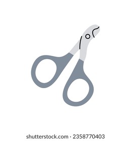 Afilador de uñas. Accesorios para animales, suministros para mascotas. Ilustración vectorial.