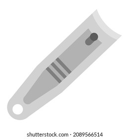 ilustración del vector clipper plano de clavija