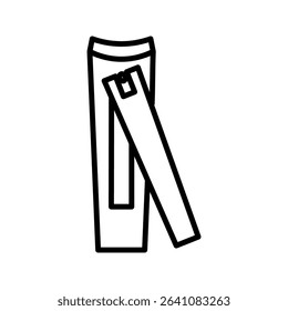 Nail Clipper icon on white background