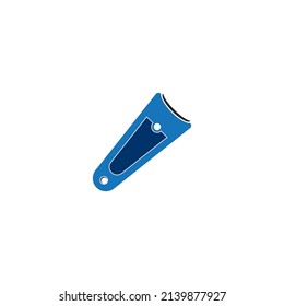 icono del clíper clavo, ilustración vectorial diseño simple.