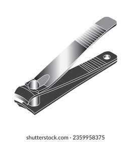 Nail clipper icon vector symbol design
