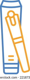 Nagel-Clipper-Vektorsymbol. Kann für Druck-, Mobil- und Web-Anwendungen verwendet werden.