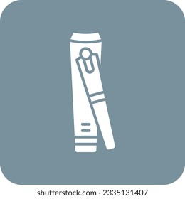 Nagel-Clipper-Vektorsymbol. Kann für Druck-, Mobil- und Web-Anwendungen verwendet werden.