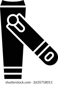 Icono de Vector de cortador de uñas. Se puede utilizar para aplicaciones de impresión, móviles y de Web.