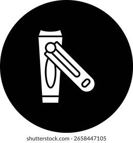Nail Clipper, Vektorsymbol. Kann für Druck-, Mobil- und Web-Anwendungen verwendet werden.