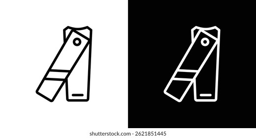 Nail clippers icon concept stroke on white background