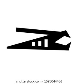 nail clippers icon isolated sign symbol vector illustration - high quality black style vector icons
