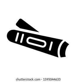 nail clippers icon isolated sign symbol vector illustration - high quality black style vector icons
