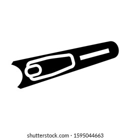nail clippers icon isolated sign symbol vector illustration - high quality black style vector icons
