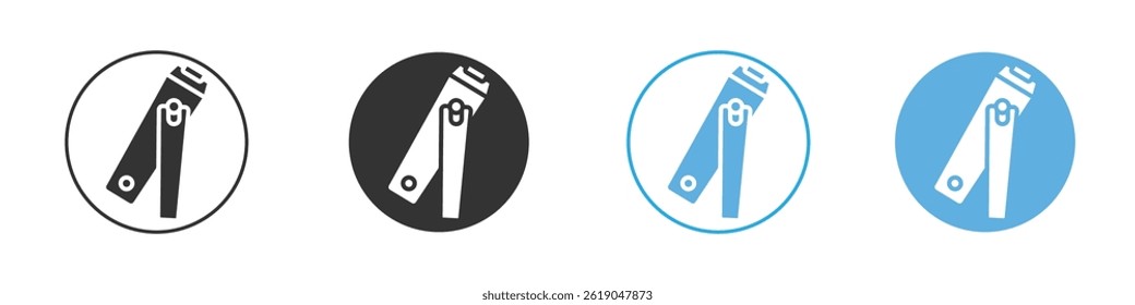 Icono de cortaúñas simple paquete de iconos de Vector plano
