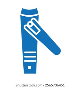 Nail clippers icon Thin line illustration set