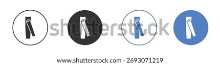 Nail clippers icon vector. Logo Template illustration design