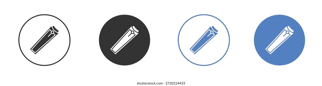 Nail clippers icon for web design. pixel perfect flat icons