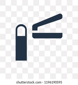 Nail clippers vector icon isolated on transparent background, Nail clippers transparency concept can be used web and mobile