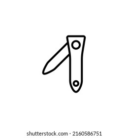 nail cutter icon vector design templates 