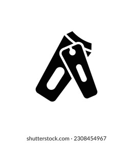 Nail cutter icon vector design trendy