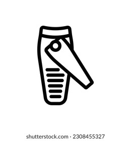 Nail cutter icon vector design trendy