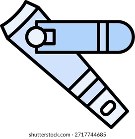 Cortador de uñas Nuevo Vector de diseño de iconos creativos