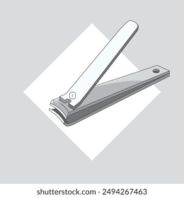 Nail Cutter Vector - Nail Clippers illustration