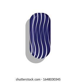 nail design simple illustration vector clip art
