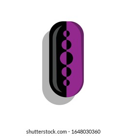 nail design simple illustration vector clip art
